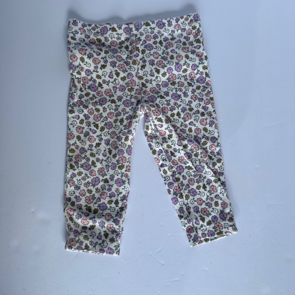 Carters Baby‎ Girl Floral Print Ruffle Leggings 9m Cute Comfy Casual Everyday
